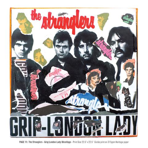 "Never Mind The Punk 45” - The Stranglers - Grip/London Lady Décollage (Limited Edition Print Signed by Mal-One)