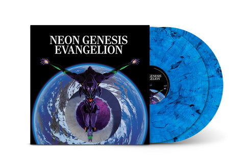 Shiro Sagisu - Neon Genesis Evangelion (Original Series Soundtrack) [New 2x 12-inch Blue/Black Vinyl LP]