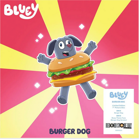 Bluey - Burger Dog / Bluey Theme Tune (Burger Dog Version) [New RSD25 1x 7-inch Picture Disc Vinyl]