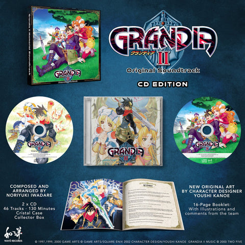 Noriyuki Iwadare - Grandia II (Original Video Game Soundtrack) [New 2x CD Box Set]