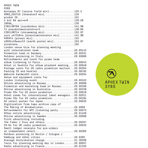Aphex Twin - Syro (12" Vinyl LP)