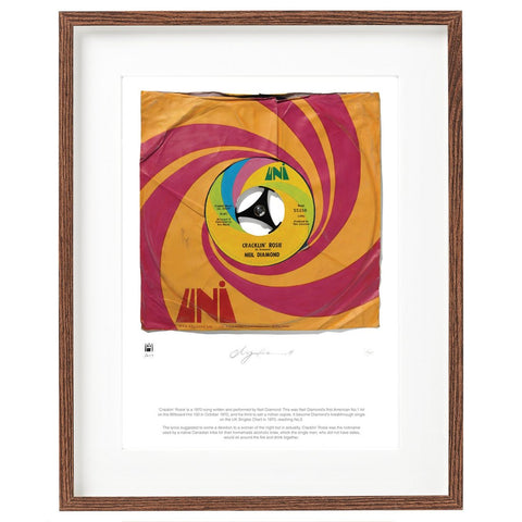 "Cracklin' Rosie'' by Neil Diamond  (Print by Morgan Howell)