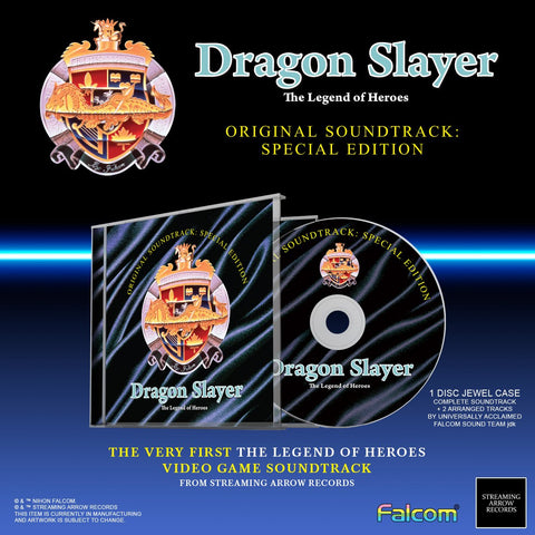 Falcom Sound Team jdk - Dragon Slayer: The Legend of Heroes (Original Video Game Soundtrack) [New 1x CD]
