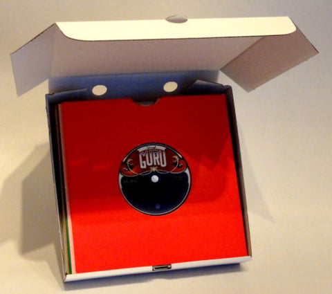 Vinyl Guru Cardboard Packaging Shipping Boxes for 7 inch 45RPM Records