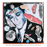 "Never Mind The Punk 45” - Ian Dury - Sex & Drugs & Rock & Roll Décollage (Limited Edition Print Signed by Mal-One)